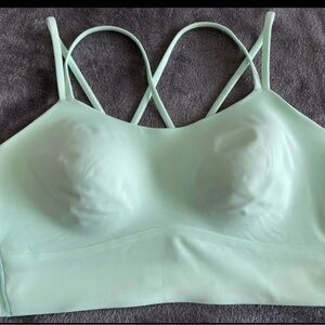 Lululemon Athletica Mint Moment Longline Like a Cloud Women's Bra Size 14 Exc